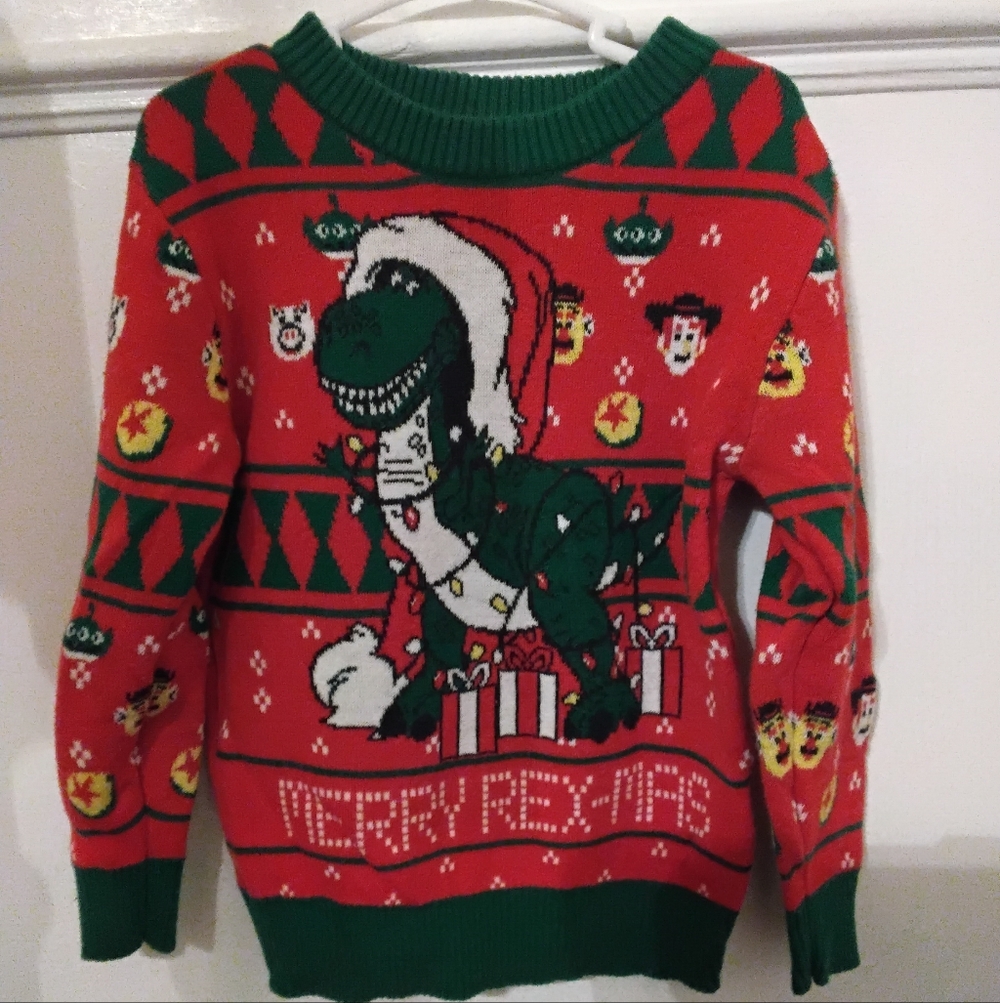 Toy Story Rex Christmas Sweater – 2T